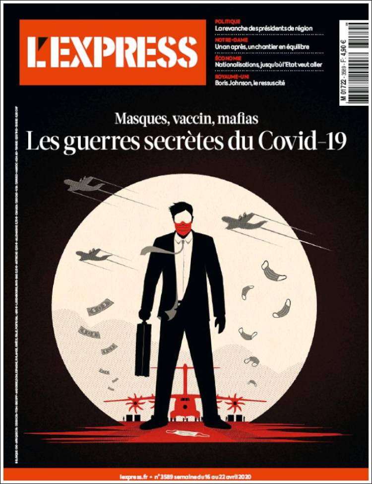 Portada de L'Express (Francia)