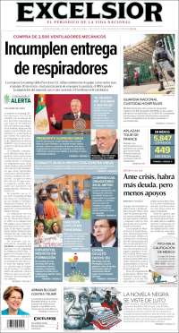 Portada de Excelsior (México)