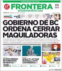 Portada de Frontera (México)