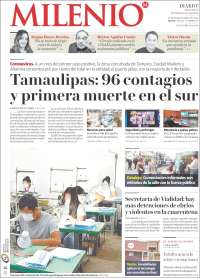 Portada de Milenio - Tamaulipas (México)