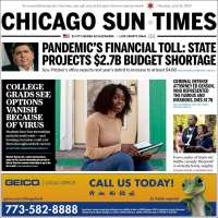 Portada de Chicago Sun-Times (USA)