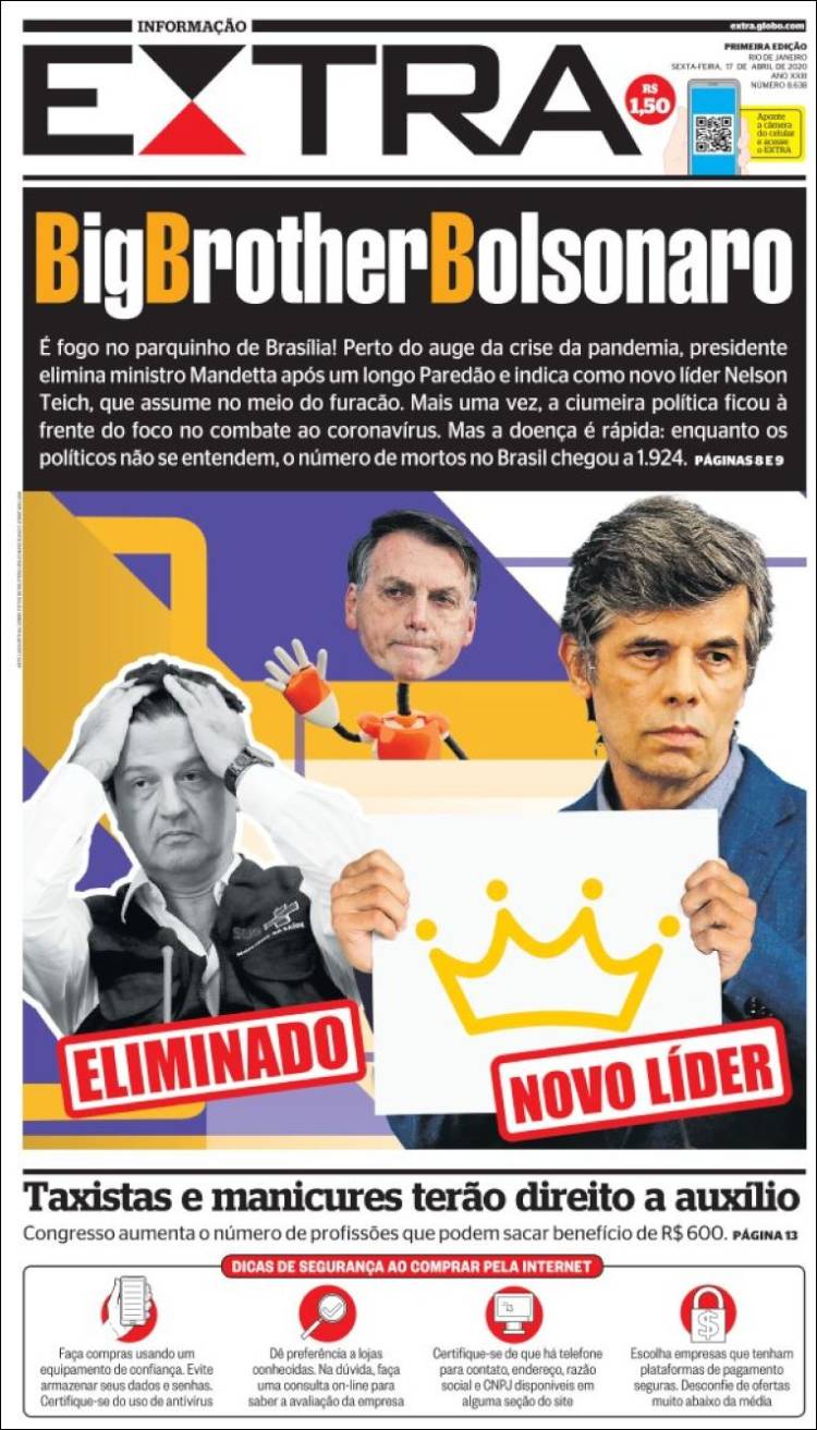 Portada de Extra (Brasil)