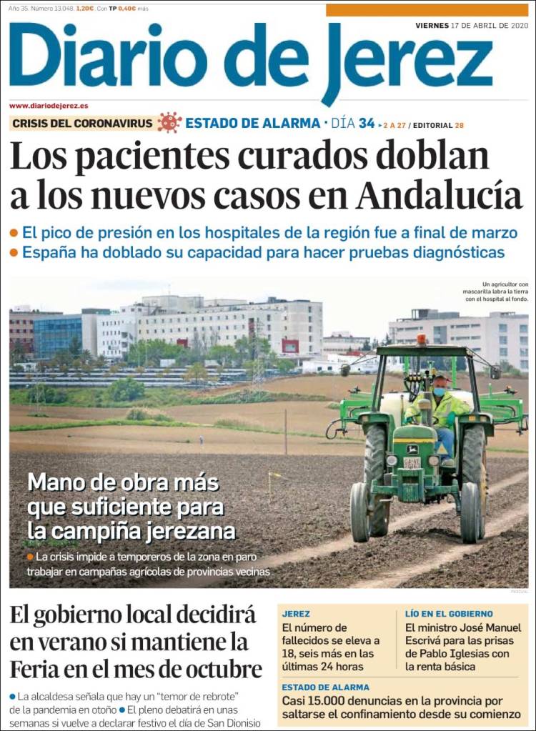 Portada de Diario de Jerez (Espa&ntilde;a)