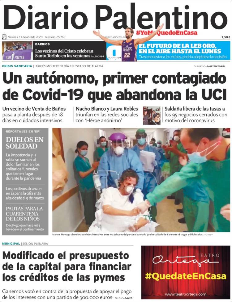 Portada de Diario Palentino (Espa&ntilde;a)