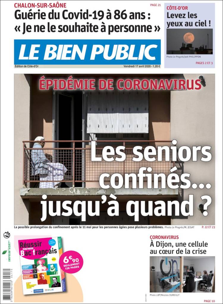 Portada de Le Bien Public (France)