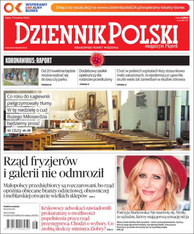 Portada de Dziennik (Polonia)