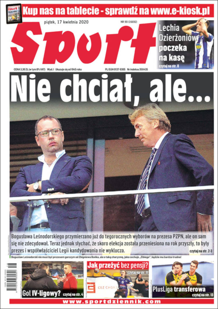 Portada de Katowicki Sport (Polonia)