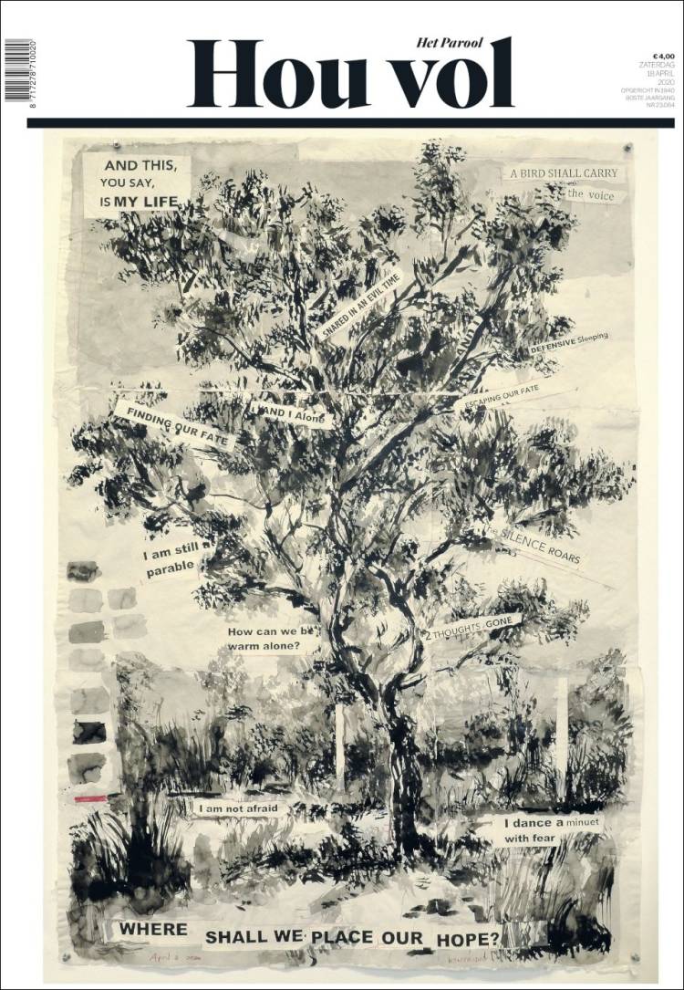 Portada de Het Parool (Pa&iacute;ses Bajos)