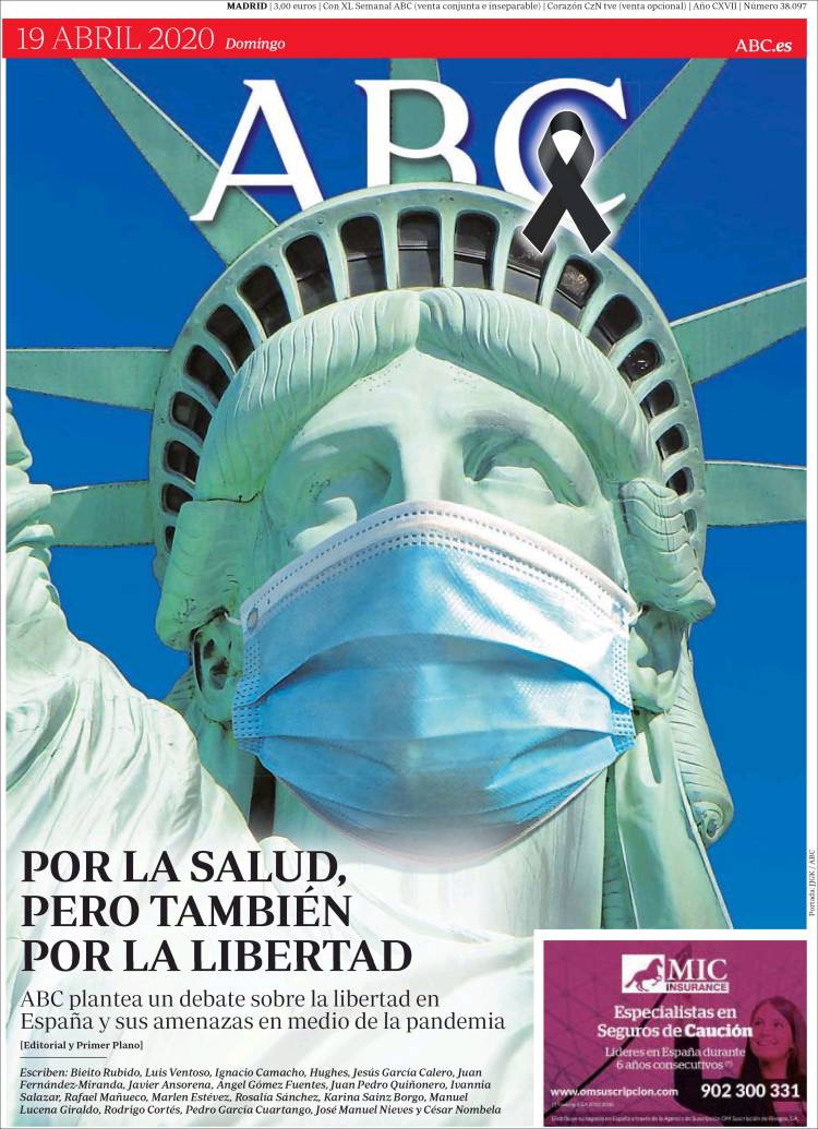 Portada de ABC (España)