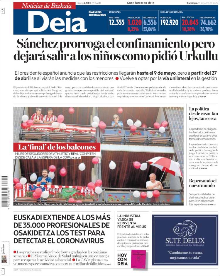 Portada de Deia (España)