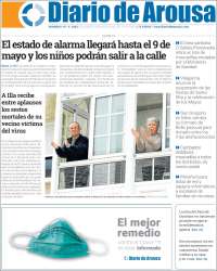 Portada de Diario de Arousa (España)