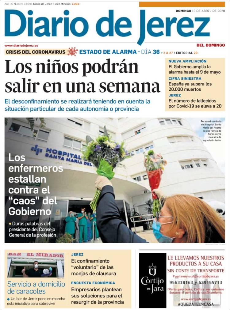 Portada de Diario de Jerez (España)