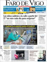 Portada de El Faro de Vigo - Pontevedra (España)