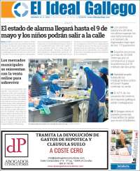 Portada de El Ideal Gallego (España)