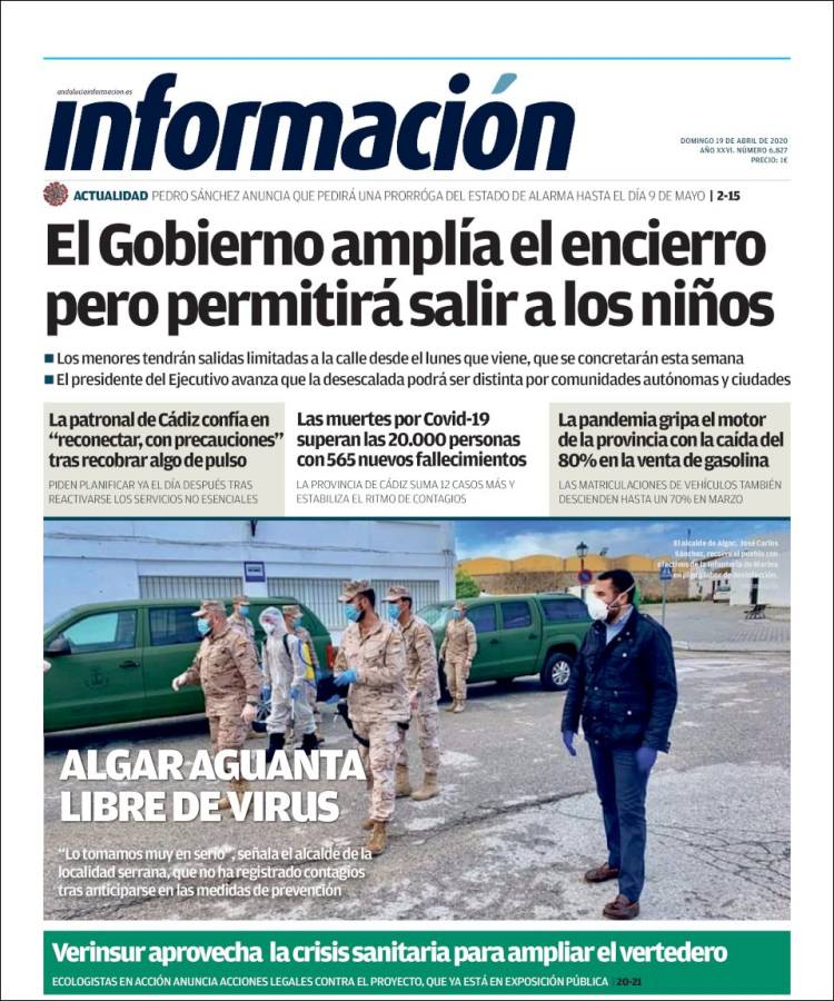 Portada de Información - Jerez (España)