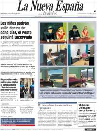 Portada de La Nueva España - Avilés (España)