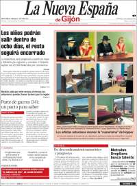 Portada de La Nueva España - Gijón (España)