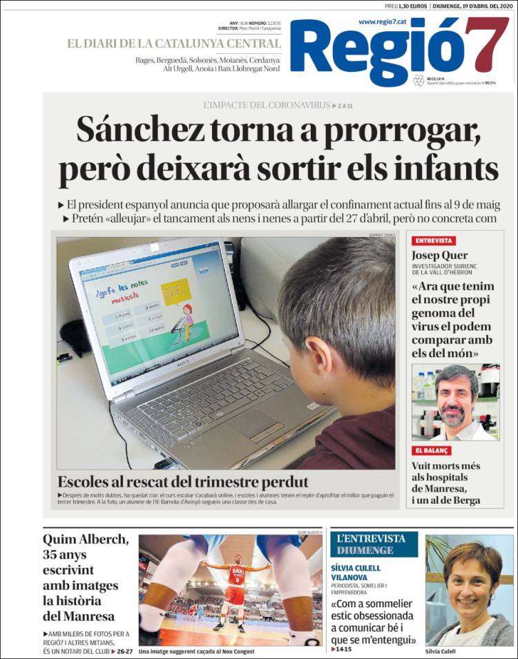 Portada de Regio7 (España)