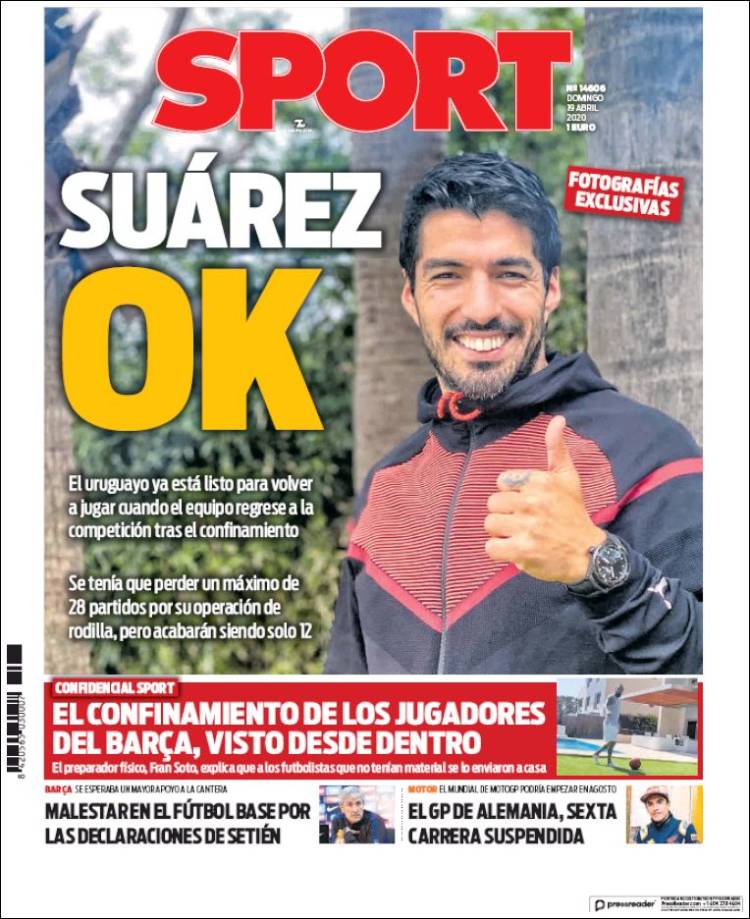 Portada de Sport (España)