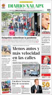 Portada de Diario de Xalapa (México)