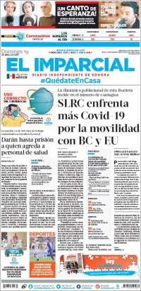 Portada de El Imparcial (México)