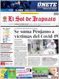 Portada de El Sol de Irapuato (México)