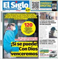 Portada de El Siglo (Panama)