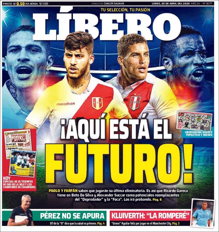 Portada de Líbero (Per&uacute;)
