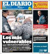 Portada de El Diario NY (USA)