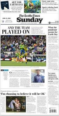 Portada de Seattle Times (USA)