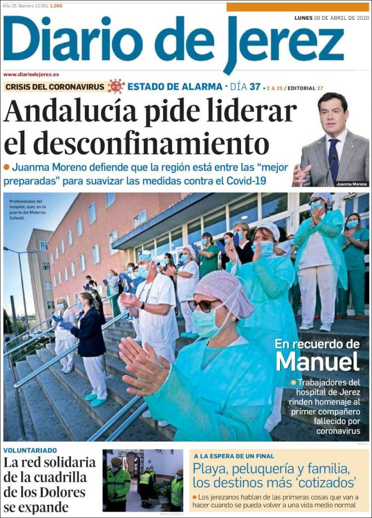 Portada de Diario de Jerez (España)