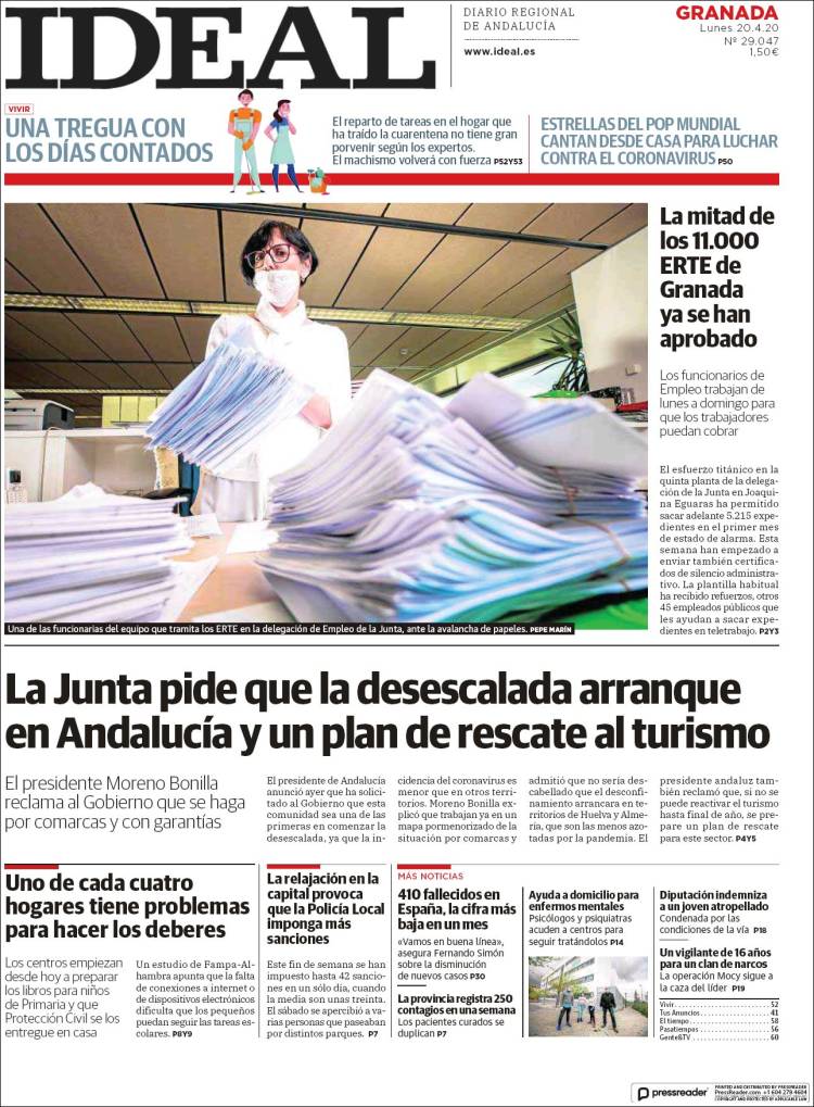 Portada de Ideal (España)