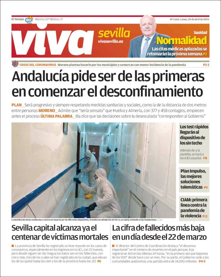 Portada de Viva Sevilla (España)