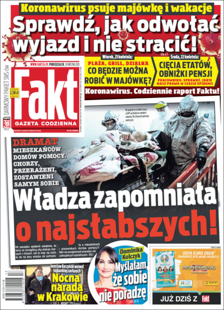 Portada de Fakt (Polonia)