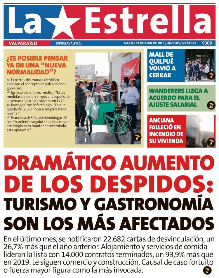 Portada de Estrella de Valparaiso (Chile)