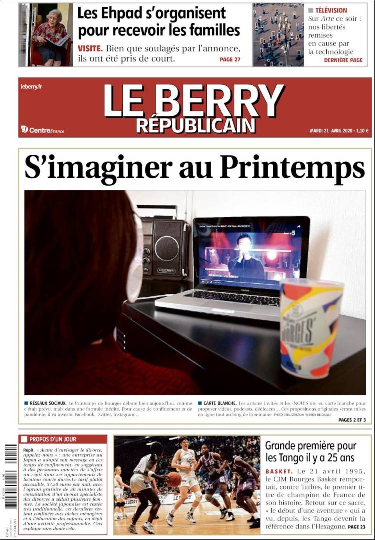 Portada de Berry Republicain (Francia)