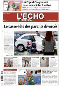 Portada de L'Echo Républicain (Francia)