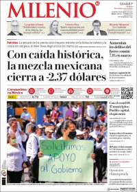 Portada de Milenio de Puebla (México)