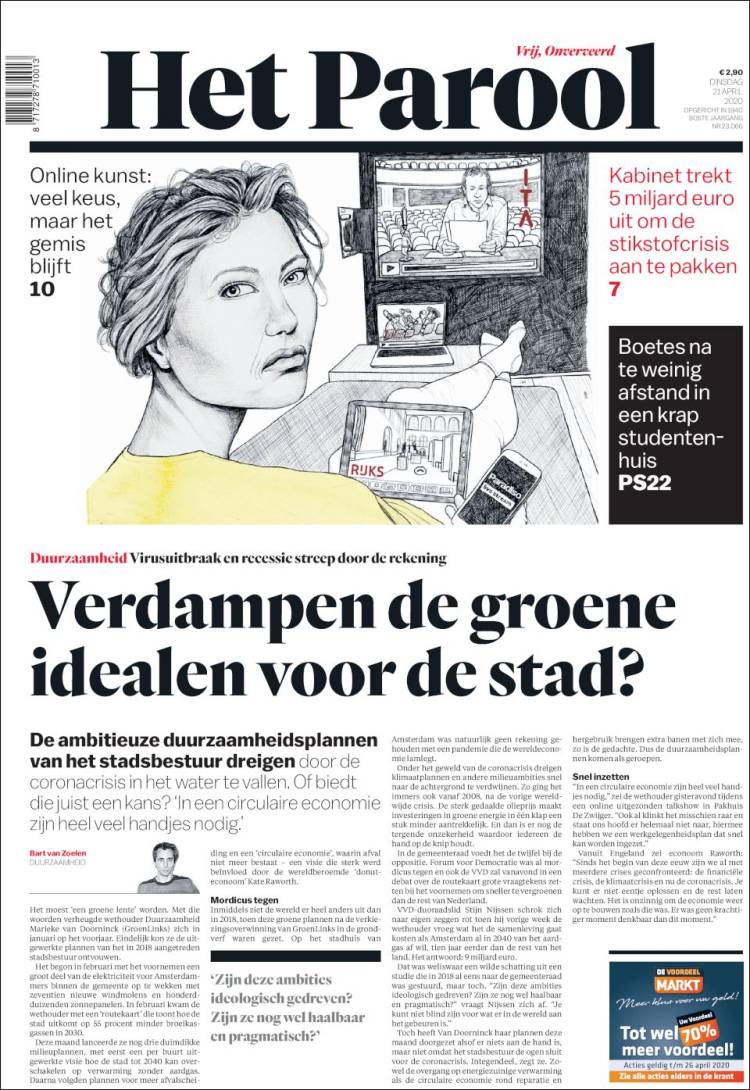 Portada de Het Parool (Netherlands)