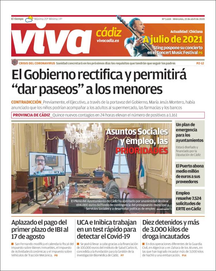 Portada de Información - Cadiz (España)