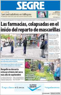 Portada de Segre  (España)