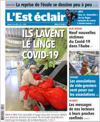 Portada de L'Est Eclair (Francia)
