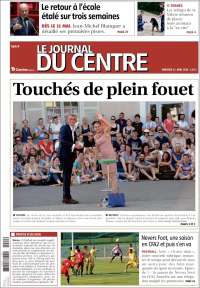 Portada de Le Journal du Centre (Francia)