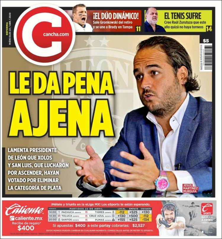 Portada de Cancha (México)