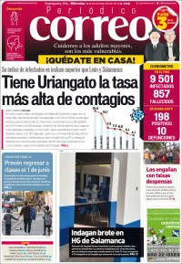 Portada de Correo - El diario del Estado de Guanajuato (México)