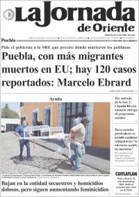 La Jornada de Oriente - Puebla