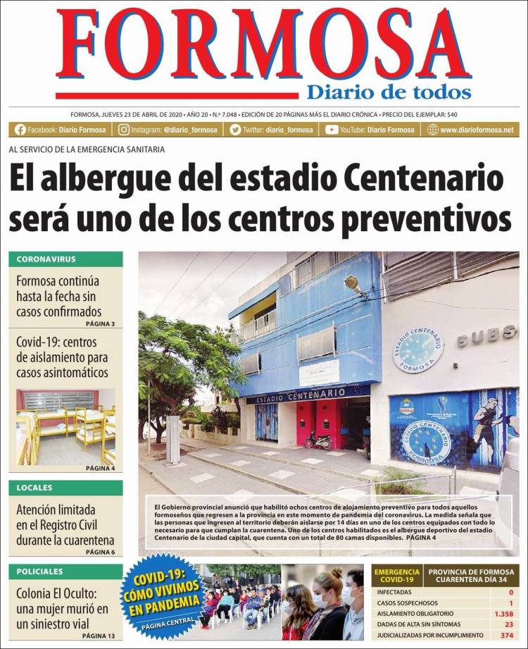 Portada de Formosa (Argentina)