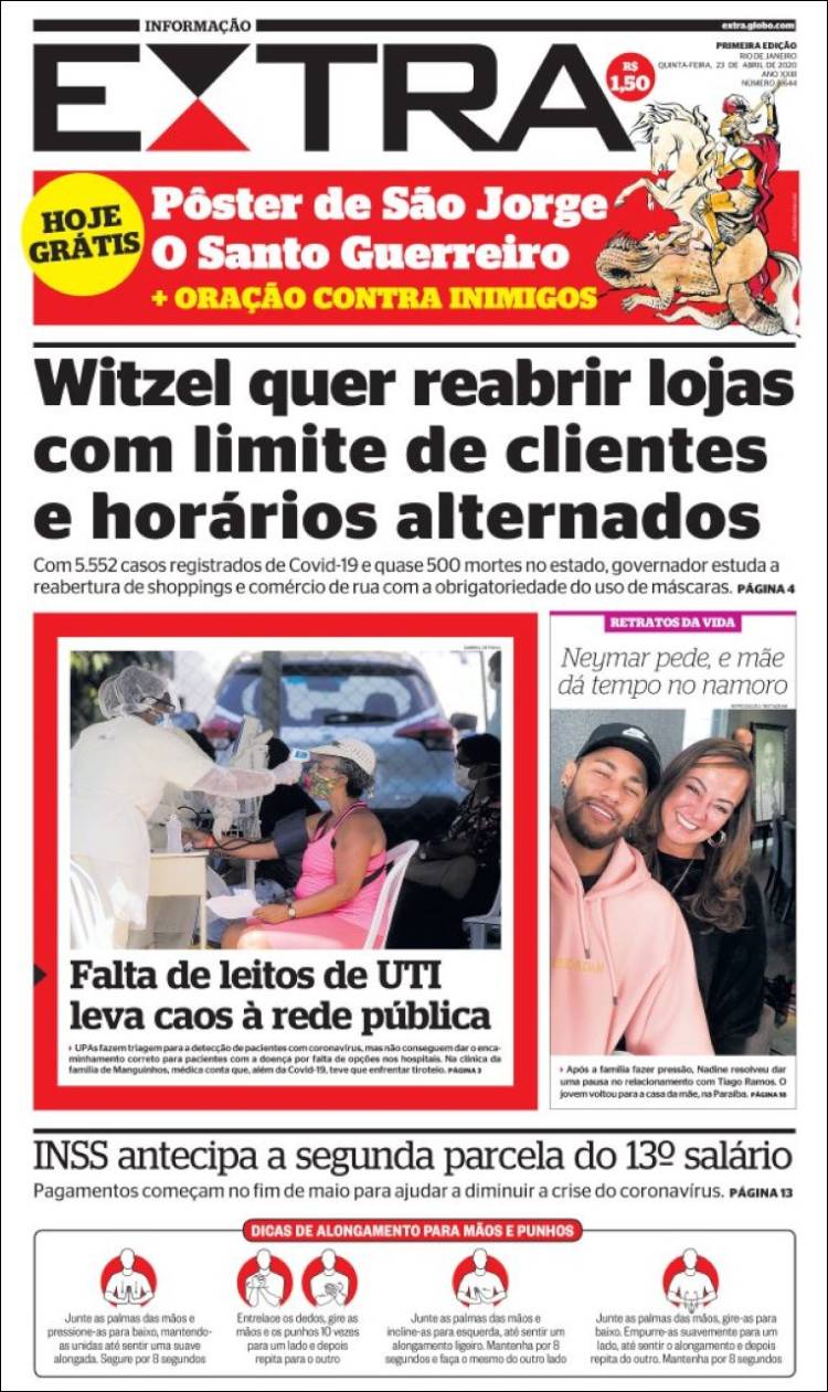 Portada de Extra (Brasil)