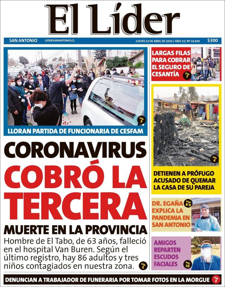 Portada de Lider de San Antonio (Chile)