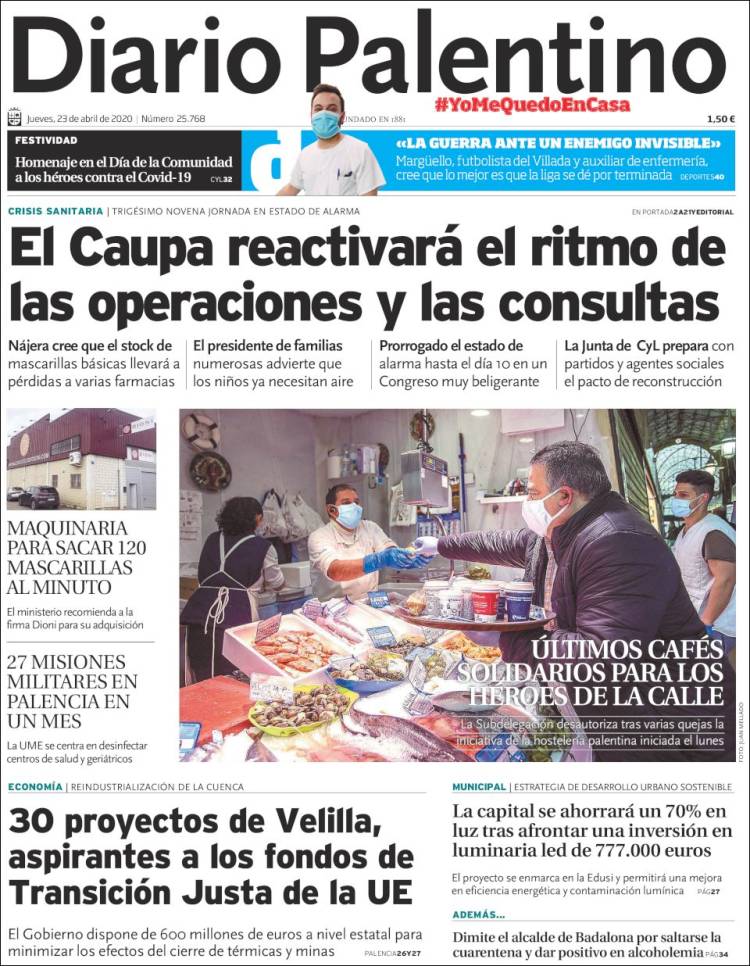 Portada de Diario Palentino (Espa&ntilde;a)
